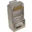 Thumbnail 1 de Conector RJ-45 CAT5e FTP STP Metalizado Crimpeable 100 unidades