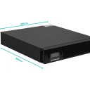 Thumbnail 7 de ENERSAFE Litio 2000W 2KVA 0/4ms DB9 USB Req-SNMP Online 2U-Rack/Torre
