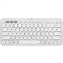 Thumbnail 0 de Teclado Inalámbrico Logitech Pebble Keys 2 K380S, Bluetooth Dongle USB Esp Blanc