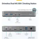 Thumbnail 1 de Docking Station USB-C 2x HDMI PD 100W