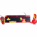 Thumbnail 1 de GAM745043-IM-ESP KIT GAMER IRON MAN 3 EN 1 TEC/MOU/AUDIF