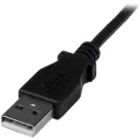 Thumbnail 2 de Cable USB 2.0 Tipo-A a Mini B con ángulo 90° M/M 28AWG Níquel 2mt Negro StarTech
