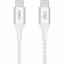 Thumbnail 0 de Cable USB-C a USB-C 240W de 2.0 Mt trenzado Belkin blanco