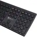 Thumbnail 8 de Klip Xtreme - Keyboard - Wireless - Spanish (Latin American) - Bluetooth / 2.4 GHz / USB-C - Ergonomic Design - Black - Curve