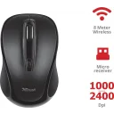 Thumbnail 2 de Mouse Inalámbrico Trust Zelo Silent Óptico 2400DPI 4 Botones Ambidiest USB Negro