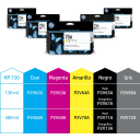 Thumbnail 2 de Cartridge HP 730 Cyan para Impr DesignJet Ink T1600/T2600/T1700, 300ml 