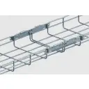 Thumbnail 1 de LINKCHIP Conector F p/Escalerilla Canasto Malla Hilo 3-6mm 245x27x15mm