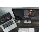 Thumbnail 3 de Adaptador XTech VGA Hembra con Conector USB-C Macho Long Cable 23 cm Blanco