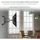 Thumbnail 5 de Soporte a Pared Articulado para TV hasta 80" 45kg VESA con Brazo - StarTech