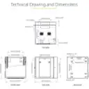 Thumbnail 6 de Rack de Pared para Servidores 12U - 20in