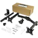 Thumbnail 7 de StarTech.com Brazo de Soporte para Monitor - Articulado - de Aluminio - para Monitores VESA de hasta 32IN - con Dos Brazos Giratorios - Mount para 2 monitores (brazo ajustable) - aluminio - negro - tamaño de pantalla: hasta 32" - montable en escritorio