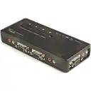 Thumbnail 1 de Juego de Conmutador Switch KVM 4 Puertos Video VGA USB 2.0 con Cables y Audio