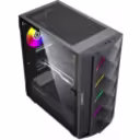 Thumbnail 0 de Gabinete Gamer Gamemax Diamond COC, Panel Vidrio temp. USB3.1 RGB prog. Negro