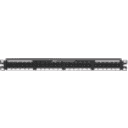 Thumbnail 0 de Panduit NetKey Category 6 Punchdown Patch Panel - Patch panel - 1U - 19" - 24 ports
