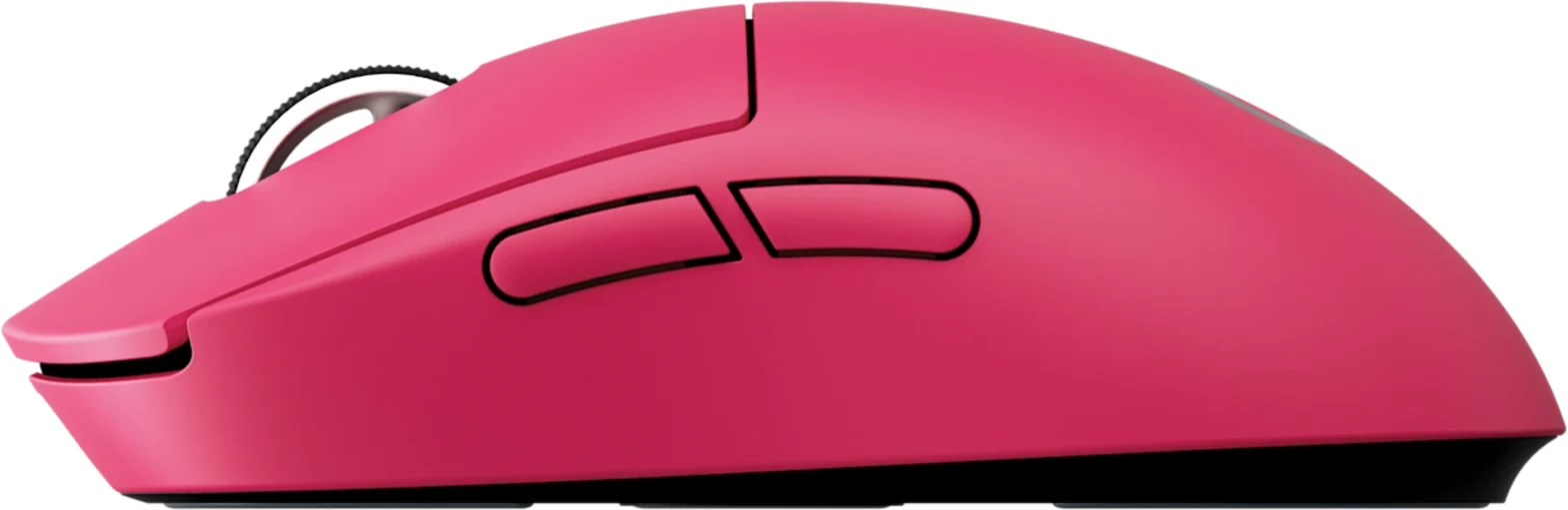 Imagen 1 de Mouse Inalámbrico Gamer Logitech Pro X SuperLigth 2C SenHero 2 LIGTHFORCE Rosado