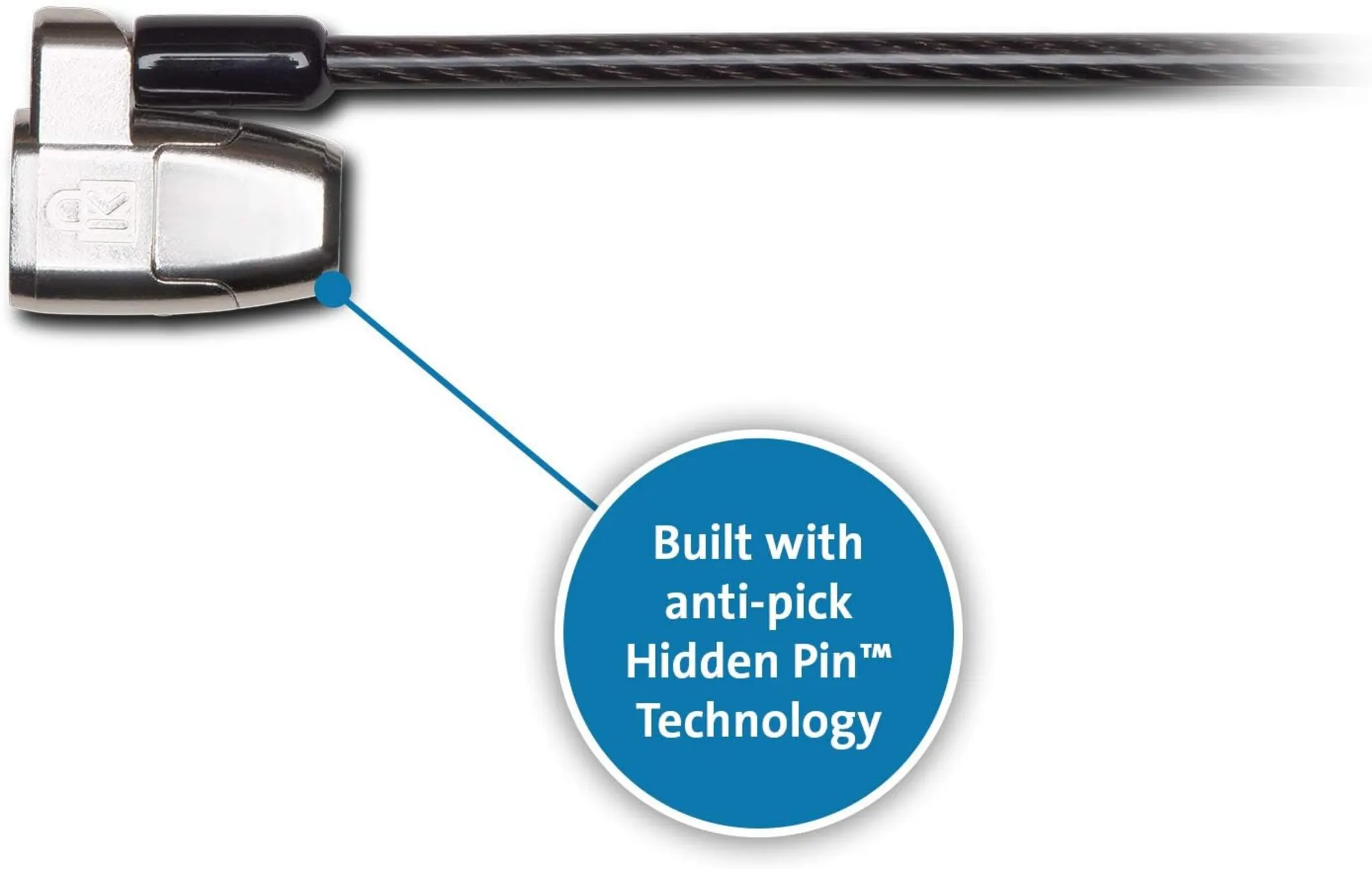 Imagen 4 de Cable de Seguridad ClickSafe 2.0 con Kit Dell N17 Kensington Candado Tipo LLave