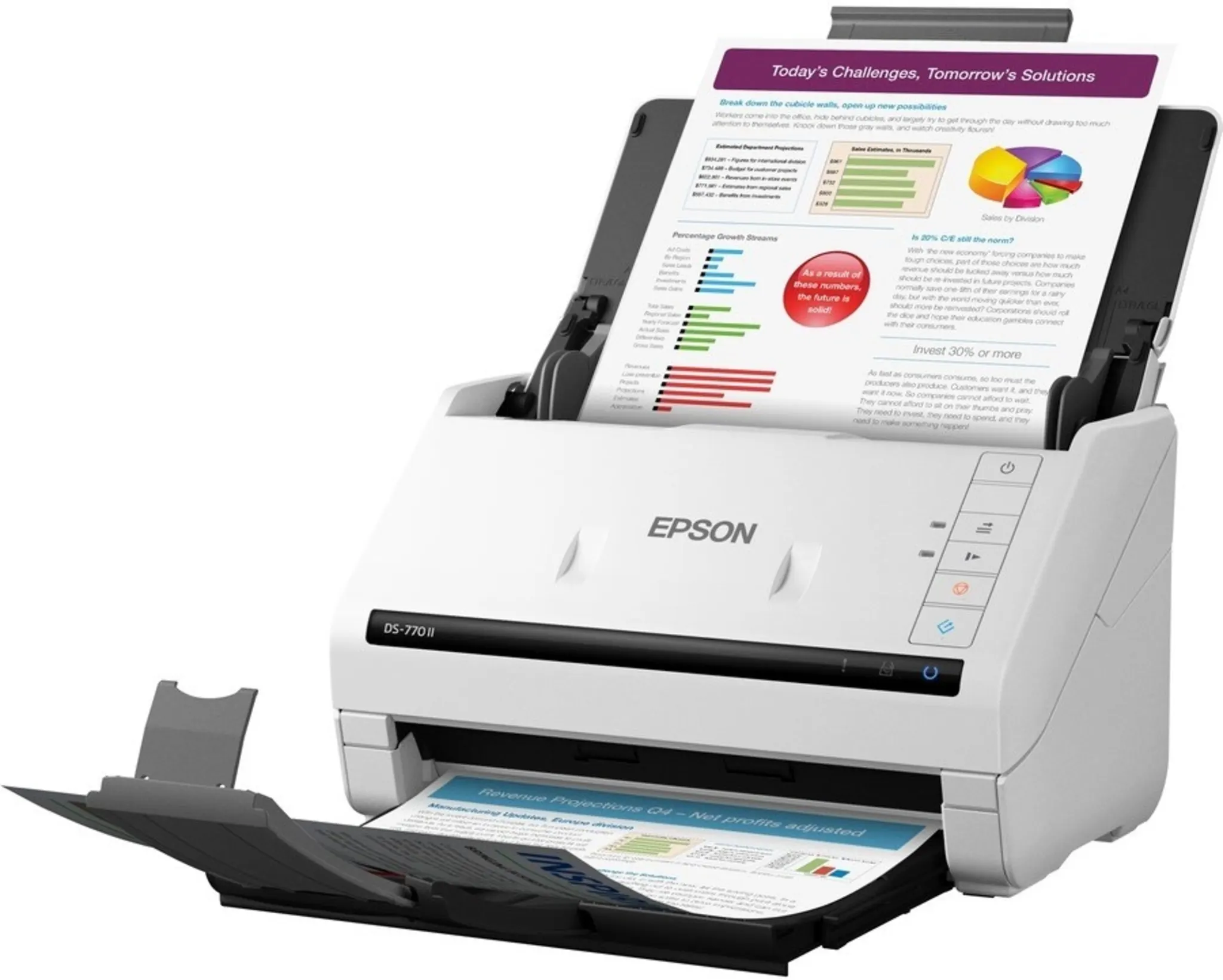 Imagen 5 de Escáner de Escritorio Epson DS-770 II Color Dúplex 600dpi 45ppm Interfaz USB 3.0