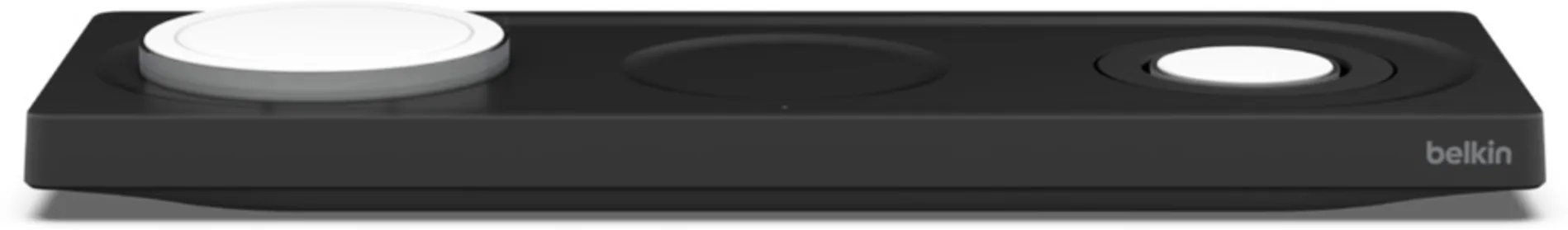 Imagen 3 de Base de carga 3 en 1 plana BoostCharge Pro MagSafe Certificado con carga hasta 15W Belkin negra