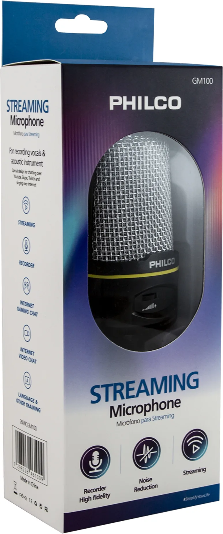 Imagen 3 de MICROFONO CONDENSADOR GAMER/STREAMER C/TRIPODE