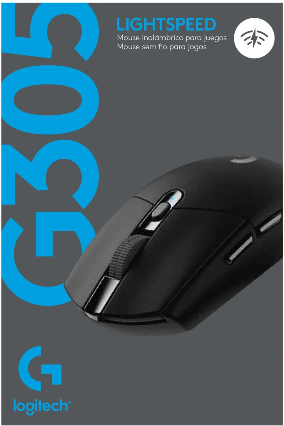 Imagen 21 de Mouse Gamer Inalámbrico Logitech G305 LigthSpeed 12000dpi 6 Botones Color Negro