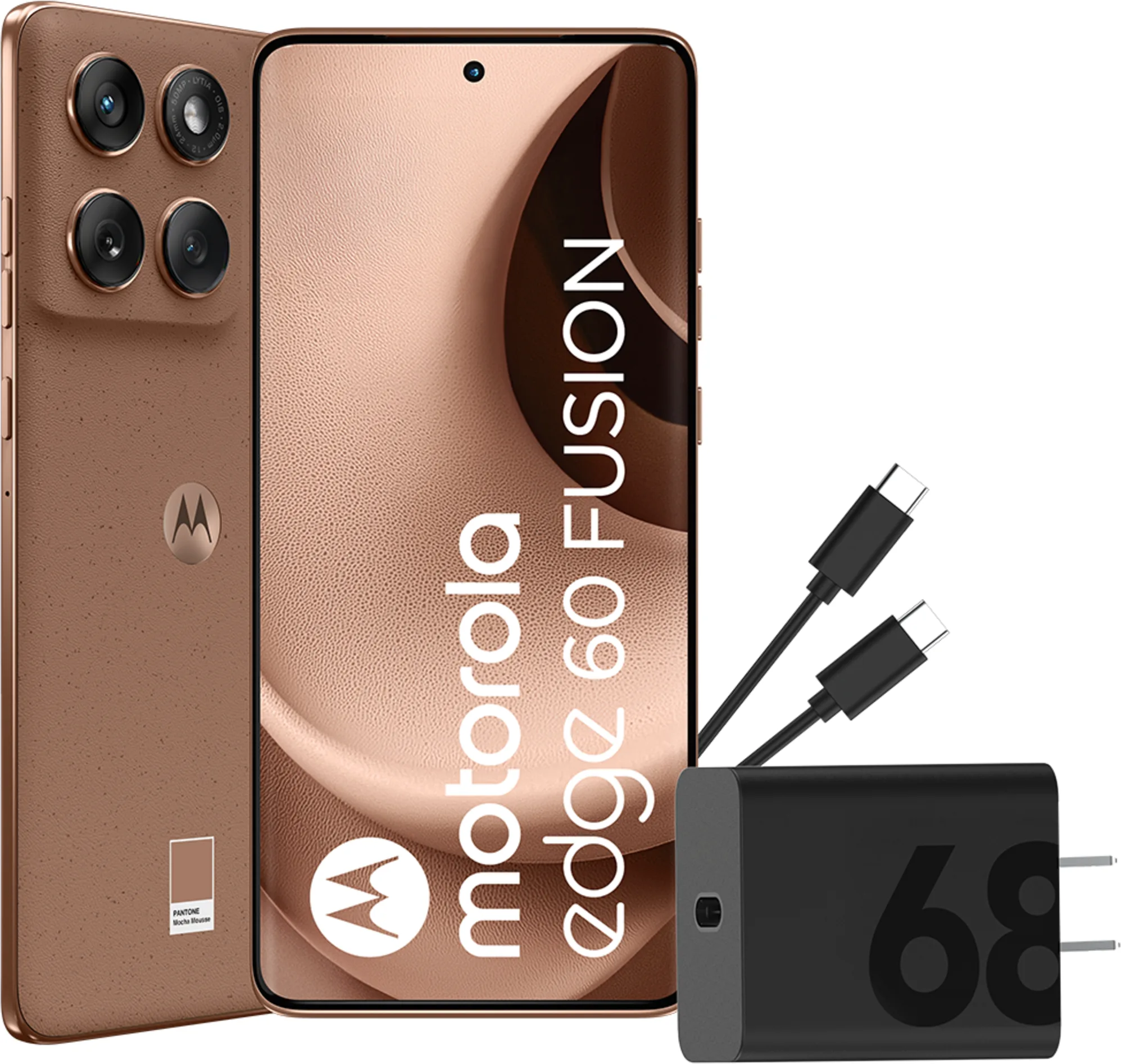 Imagen 2 de Celular Motorola Edge 60 Fusion 256GB RAM 8GB 50MP 6.67' Café