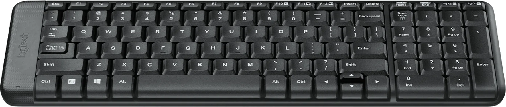 Imagen 4 de Kit Teclado Mouse Inalámbrico Logitech Media MK220 USB Color Negro