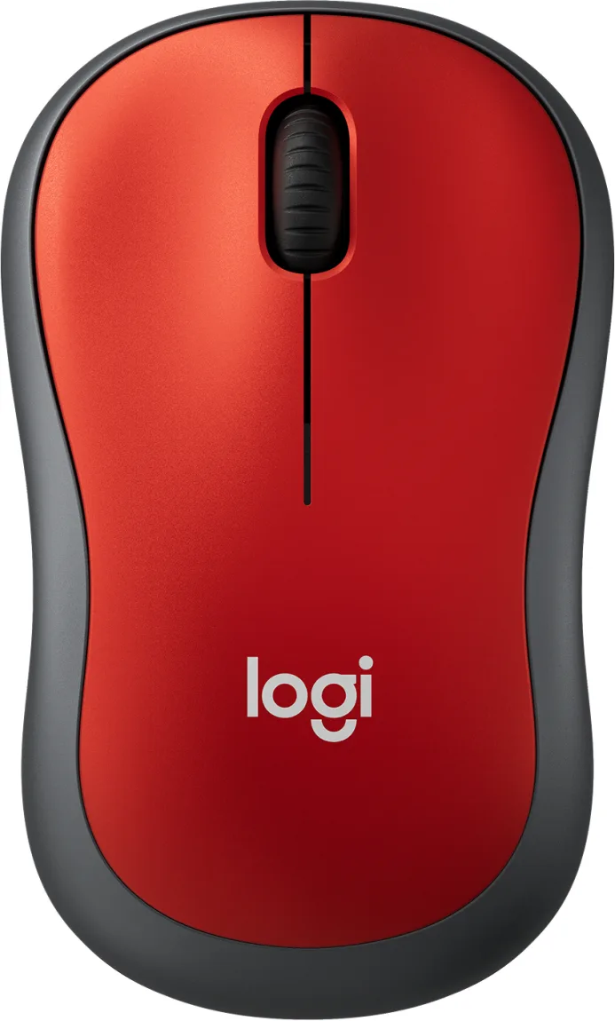 Imagen 4 de Mouse Inalámbrico Logitech M185 Óptico 1000dpi 2.4 Ghz 3 Botones USB Color Rojo