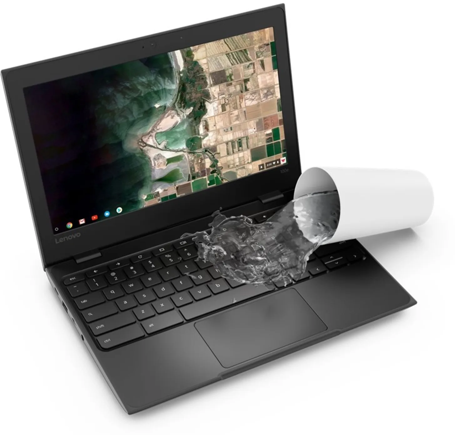 Imagen 8 de Lenovo 100e Chromebook (2nd Gen) MTK 81QB - MT8173c / 2.1 GHz - Chrome OS - 4 GB RAM - 32 GB eMMC - 11.6" 1366 x 768 (HD) - PowerVR GX6250 - Wi-Fi, Bluetooth - negro - kbd: EE. UU.