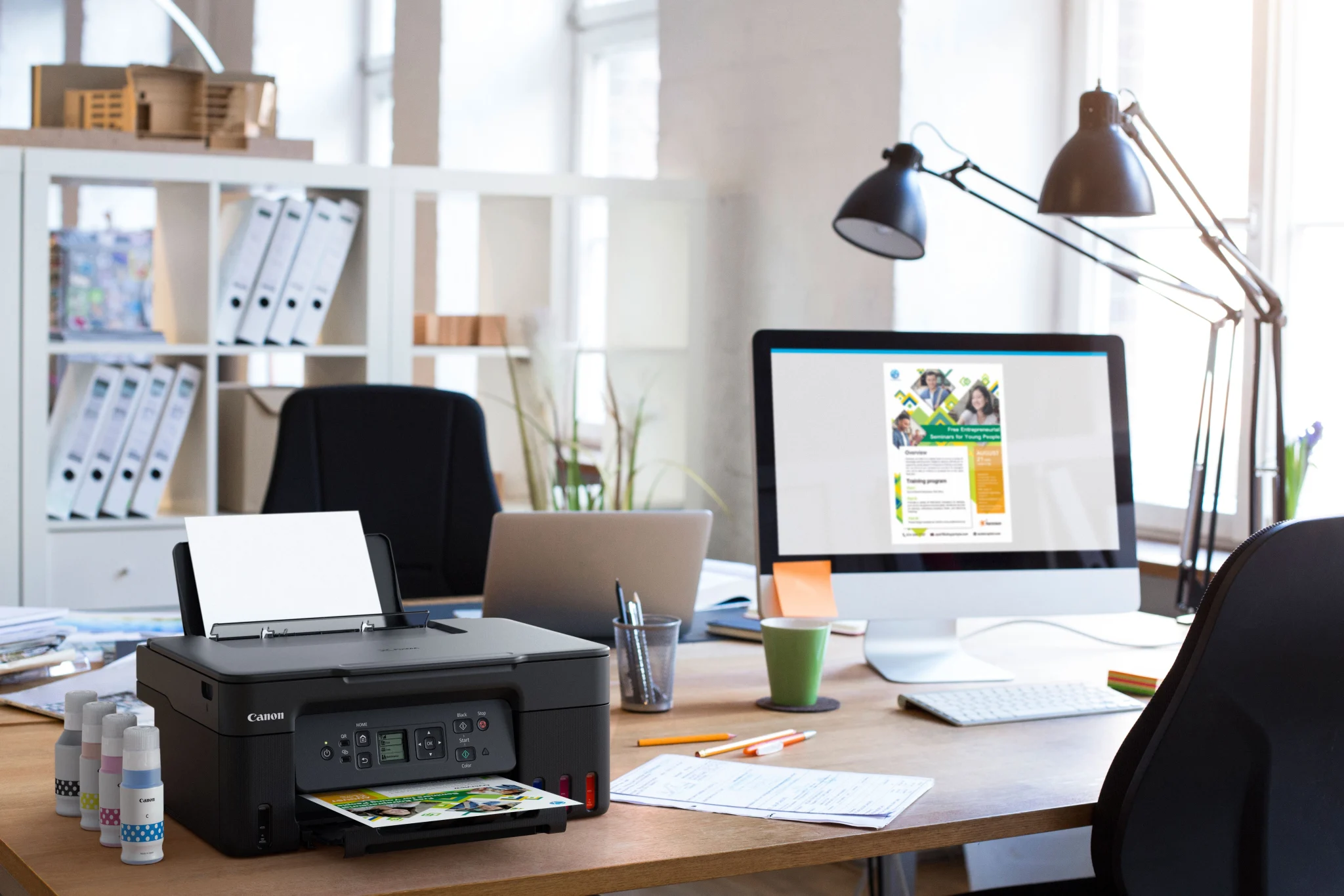 Imagen 4 de Impresora Multifunción Canon PIXMA G3170, Tanques Tinta color 6/11ppm  WiFi USB