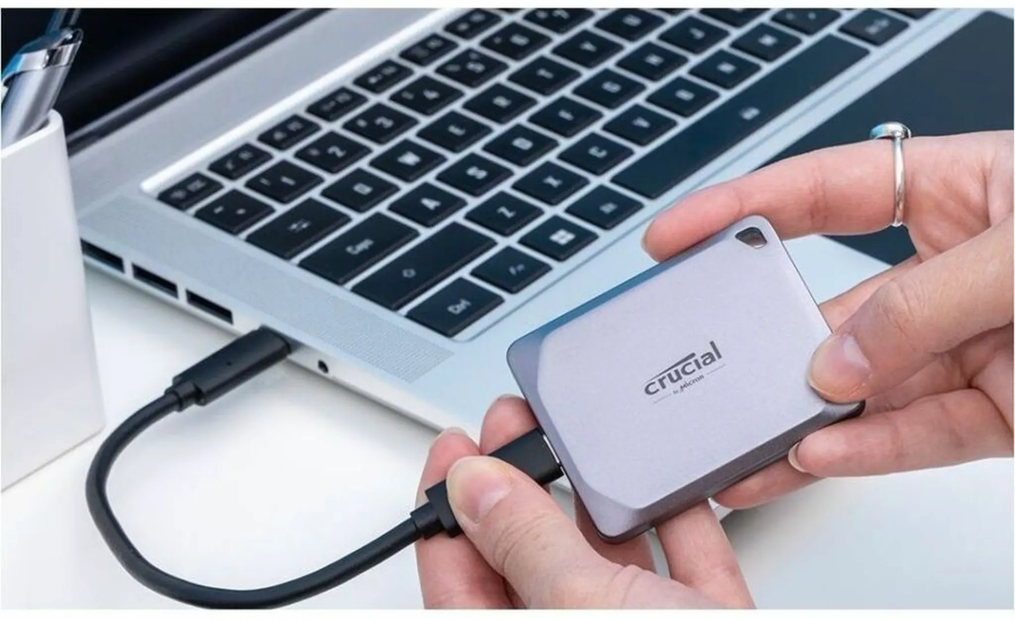 Imagen 4 de Unidad SSD Externo Crucial X9 Pro 1TB 2.5" USB-C 3.2 G2 Lec1050MB/s Esc1050MB/s