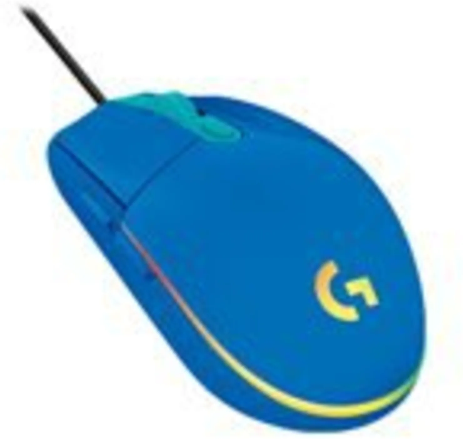 Imagen 2 de Mouse Gamer Alámbrico Logitech G203 RGB 6 Botones 8000dpi USB Azul