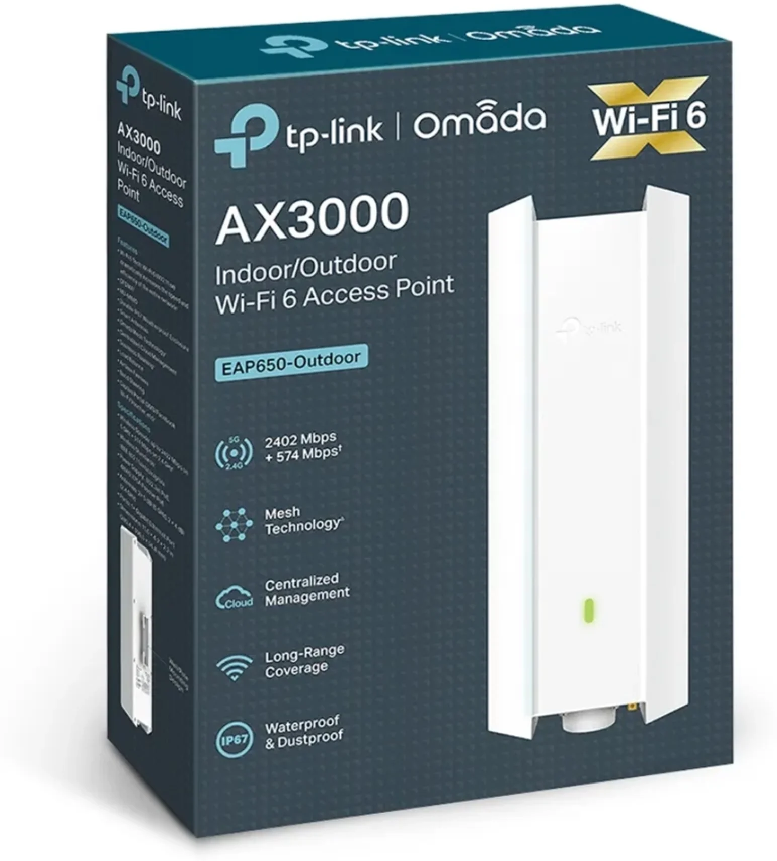 Imagen 4 de Punto de Acceso TP-Link AX3000 Indoor/outdoor Dual Band 1 puerto LAN 