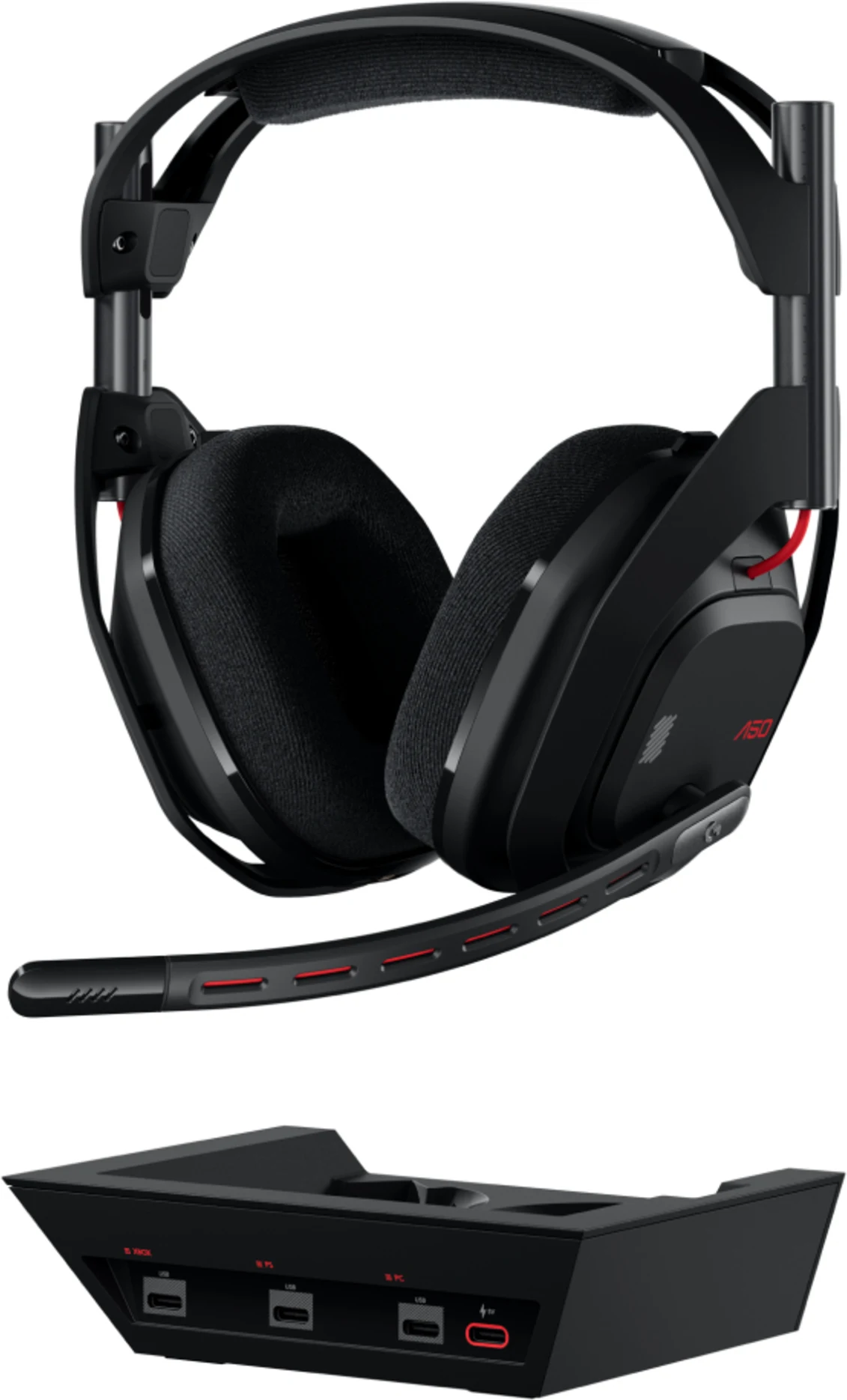 Imagen 6 de Audífonos Gamer Inalámbricos Logitech ASTRO A50 G5, Bt50. PC XBOX PS Negros