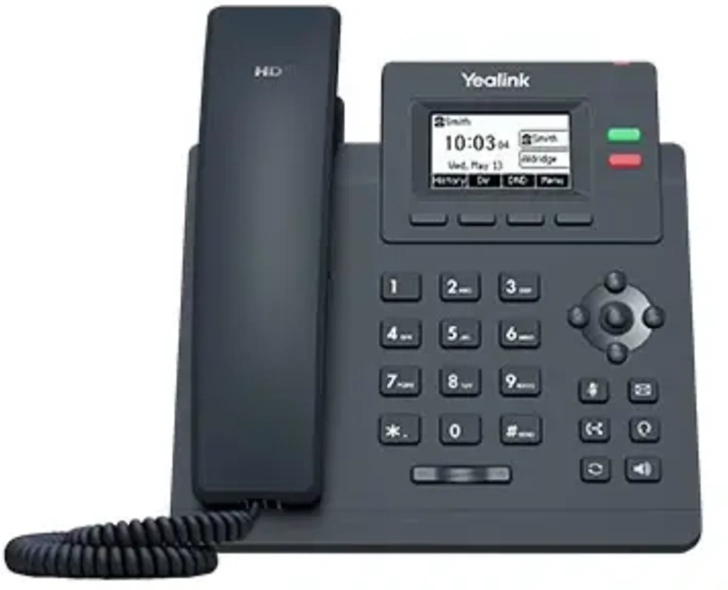 Imagen 1 de Teléfono Yealink SIP-T31G IP con 2 Líneas de Voz y HD PoE LCD 2.3" mont en Pared