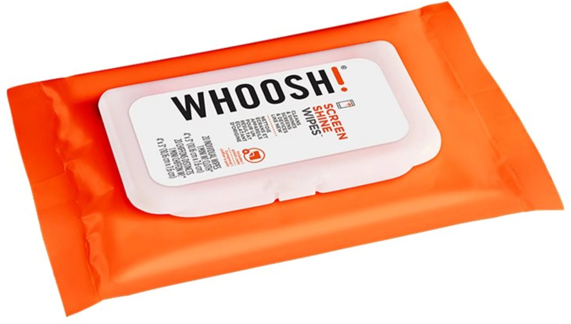 Imagen 4 de Toallitas de Limpieza para Pantallas Whoosh Screen Shine 1FG20WPENFR 20 unidades