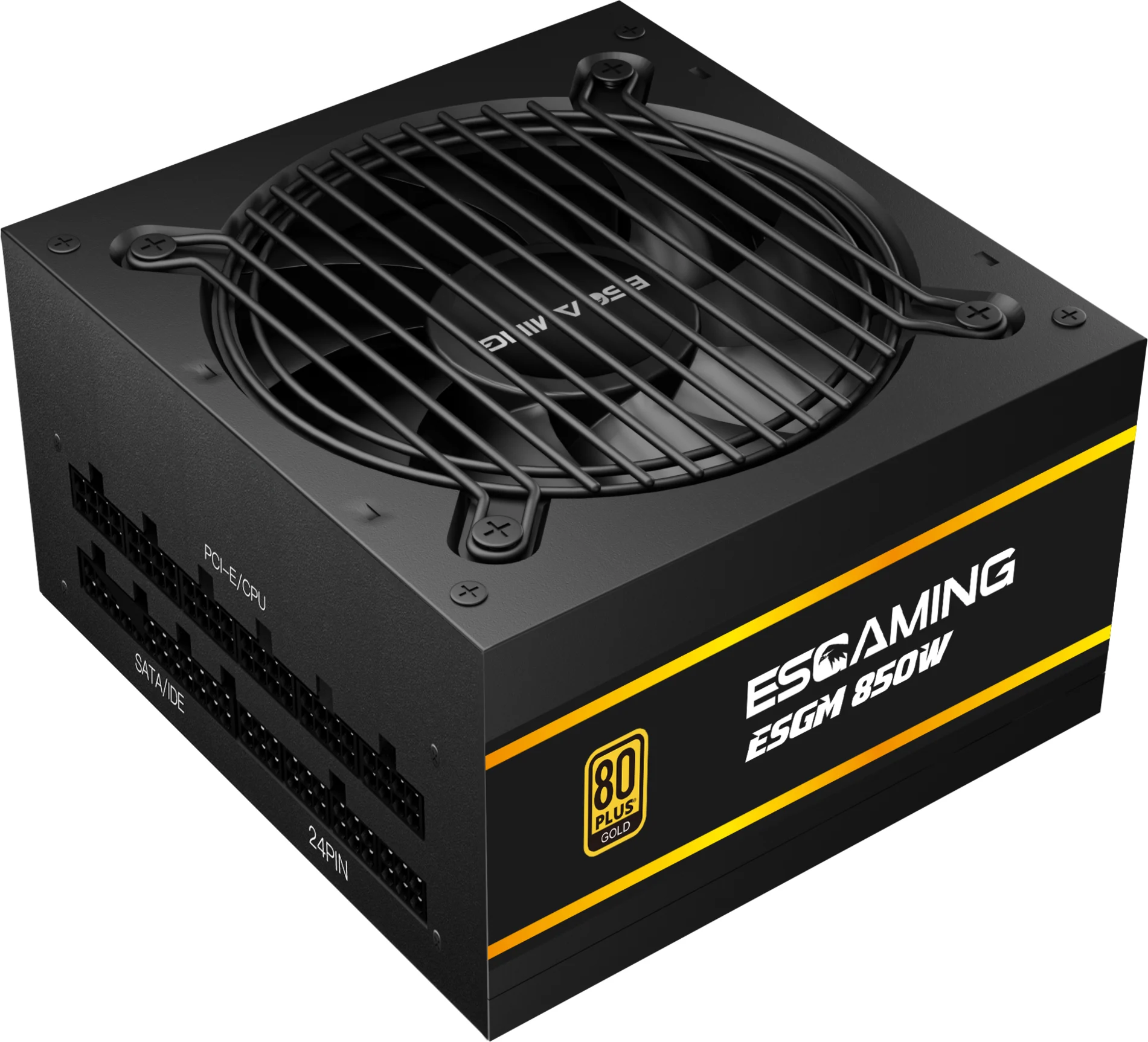 Imagen 1 de Fuente de Poder EsGaming  850W, 80 Plus Gold, Full Modular ATX Color Negro