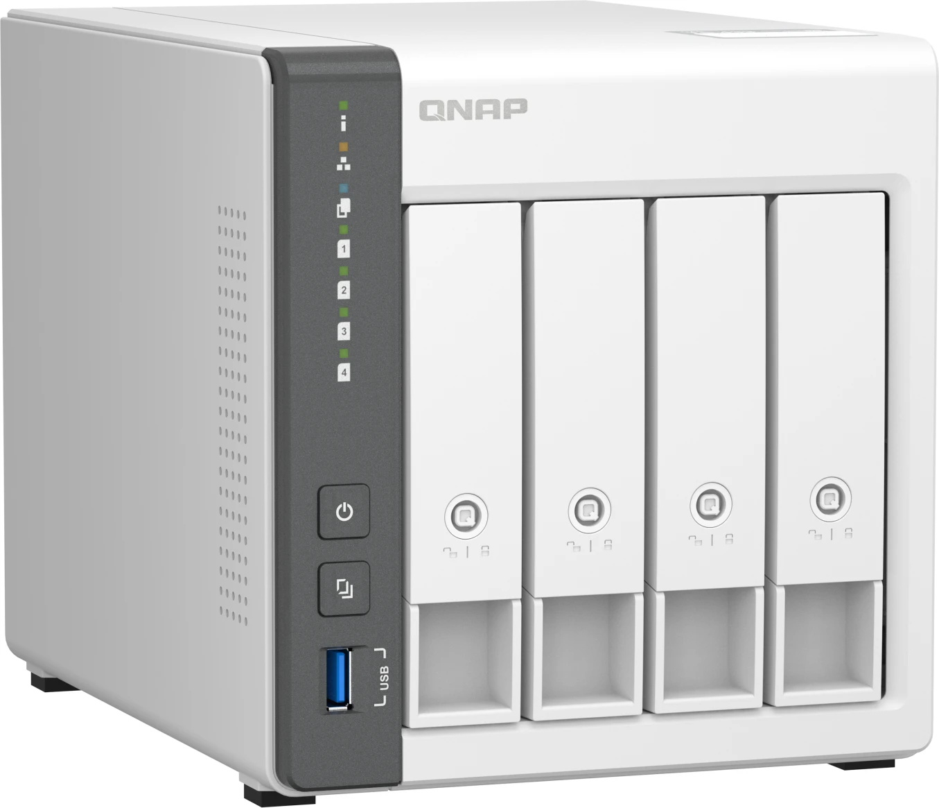 Imagen 2 de NAS QNAP TS-433-4G-US, 4 Bahias Quad-Core RAM 4GB 4*SATA 6Gb/s