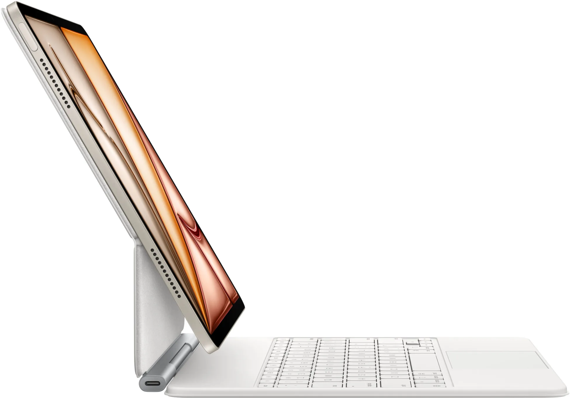 Imagen 3 de MDFW4LA/A Magic Keyboard para iPad Air 13 M3 español blanco  