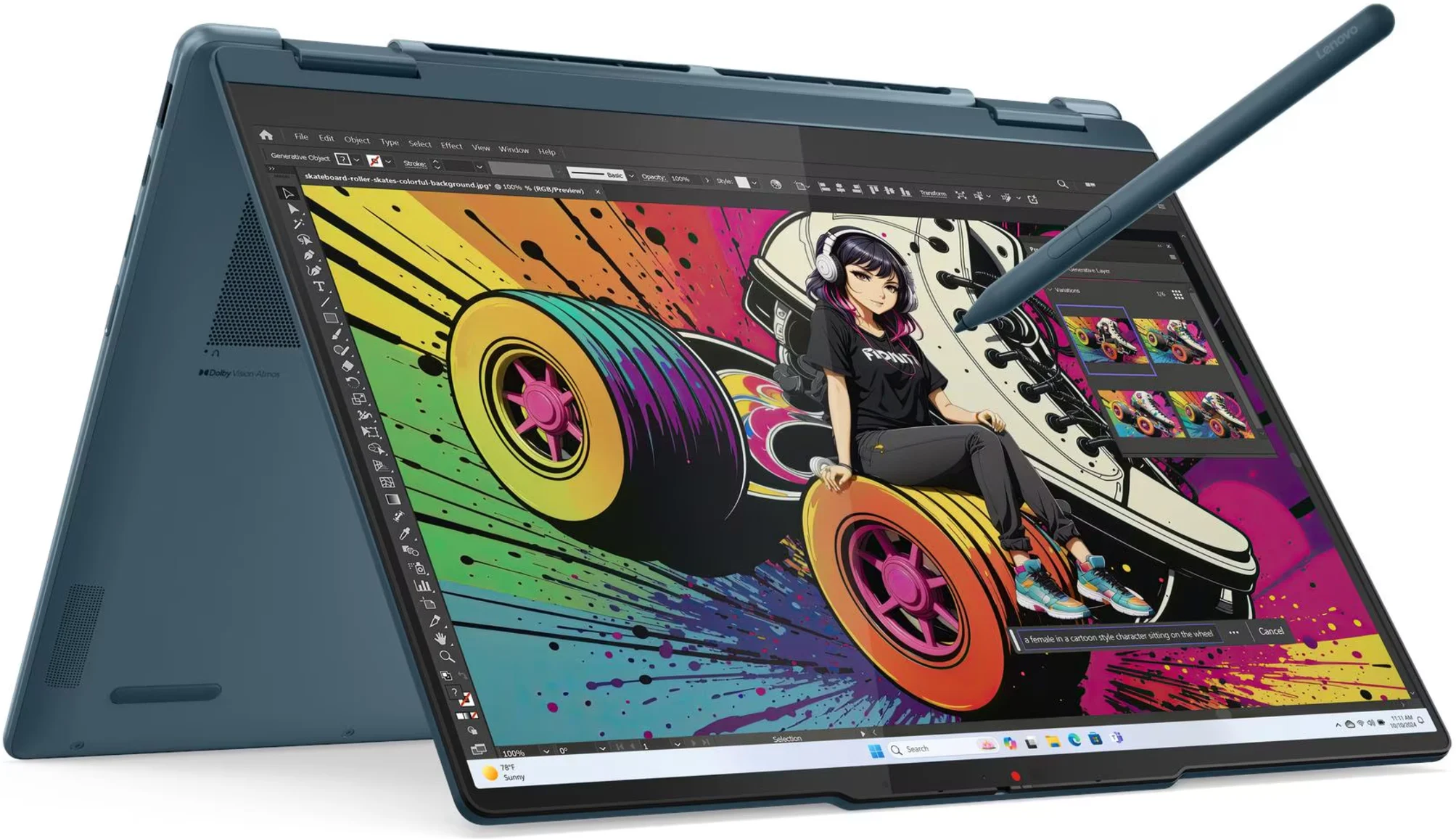 Imagen 0 de Notebook Lenovo Yoga 7 2in1 14AKP10 AMD Ryzen AI 7 350 32GB 1TB 14" Touch W11H