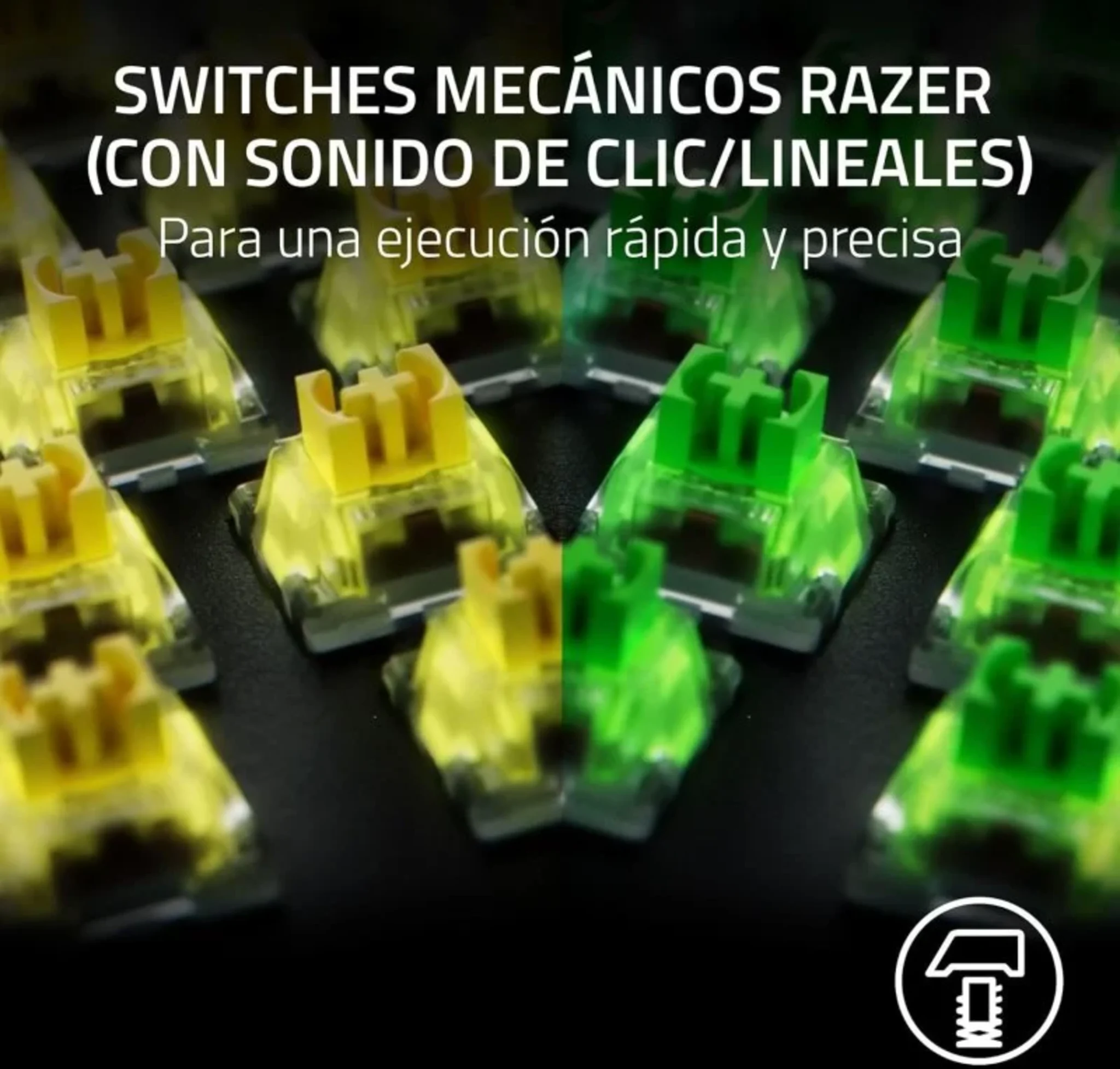 Imagen 1 de Teclado Gamer Alámbrico Razer BlackWidow V4 X, Chroma RGB Mecánico Español