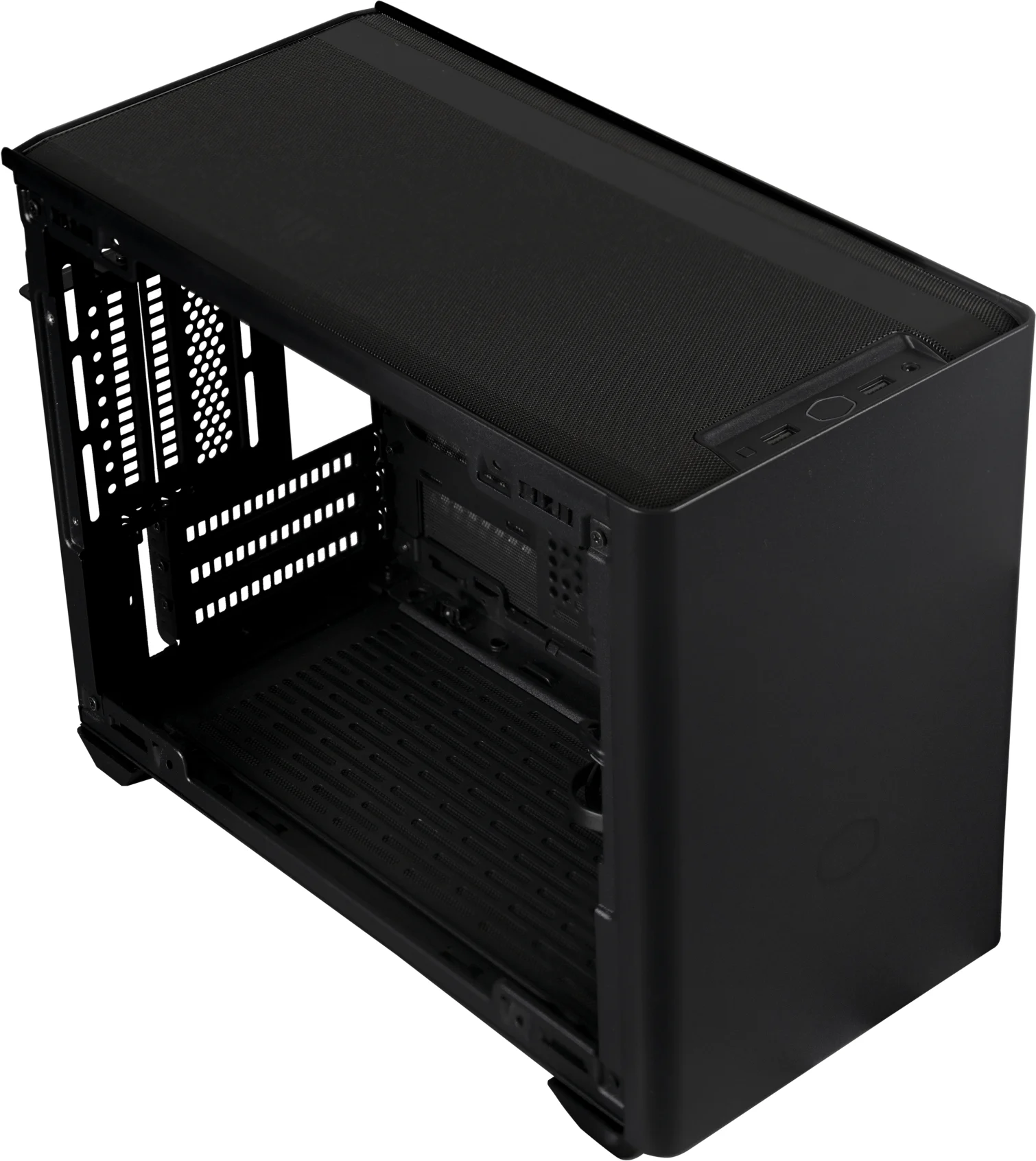Imagen 1 de Gabinete Cooler Master MasterBox NR200P Ventana 2*USB 3.2 Aud-Mic MiniITX Negro
