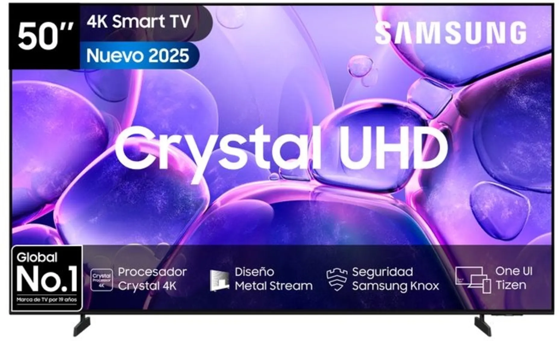 Imagen 0 de Televisor Samsung Crystal U8200F 50" (2025) 4K UHD SmartTV WiFi LAN Bt5.3 3*HDMI