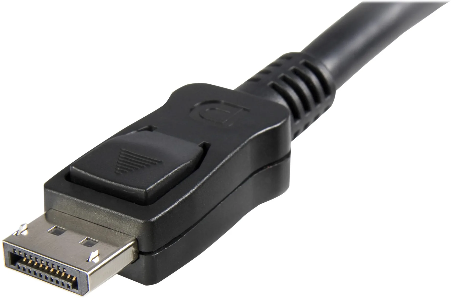 Imagen 3 de Cable DisplayPort Macho a Macho con Pestillo de 1.8 Metros 28AWG color Negro