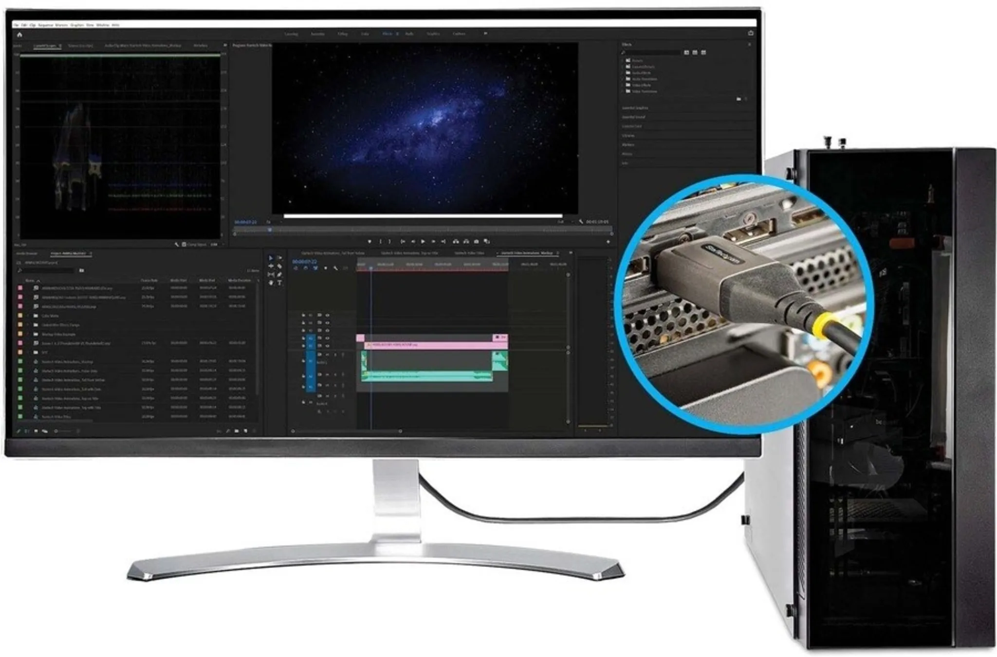 Imagen 6 de Cable DisplayPort v1.4 M/M 4K 120Hz/8K 60Hz 2mts 6ft Certified - StarTech