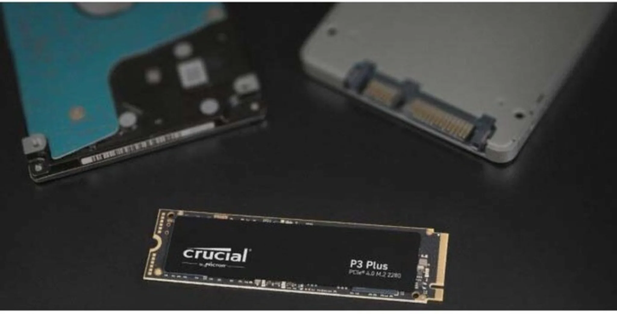 Imagen 1 de Unidad SSD Crucial P3 Plus 1TB M.2 22*80 PCIe4.0 x4 Lec5000MB/s Esc3600MB/s