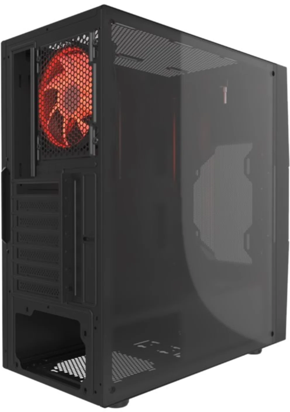 Imagen 9 de Gabinete Gamer Xtech XT-GMR4 Phobos Panel lat Vid templado ATX MTower Negro