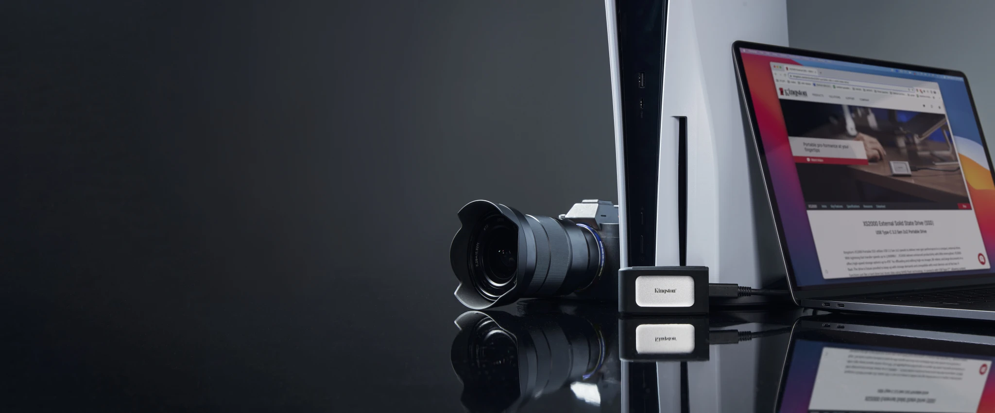 Imagen 12 de Unidad SSD Externo Kingston XS2000 1TB USB-C Lec2000MBs Esc2000MBs Negro/Plata