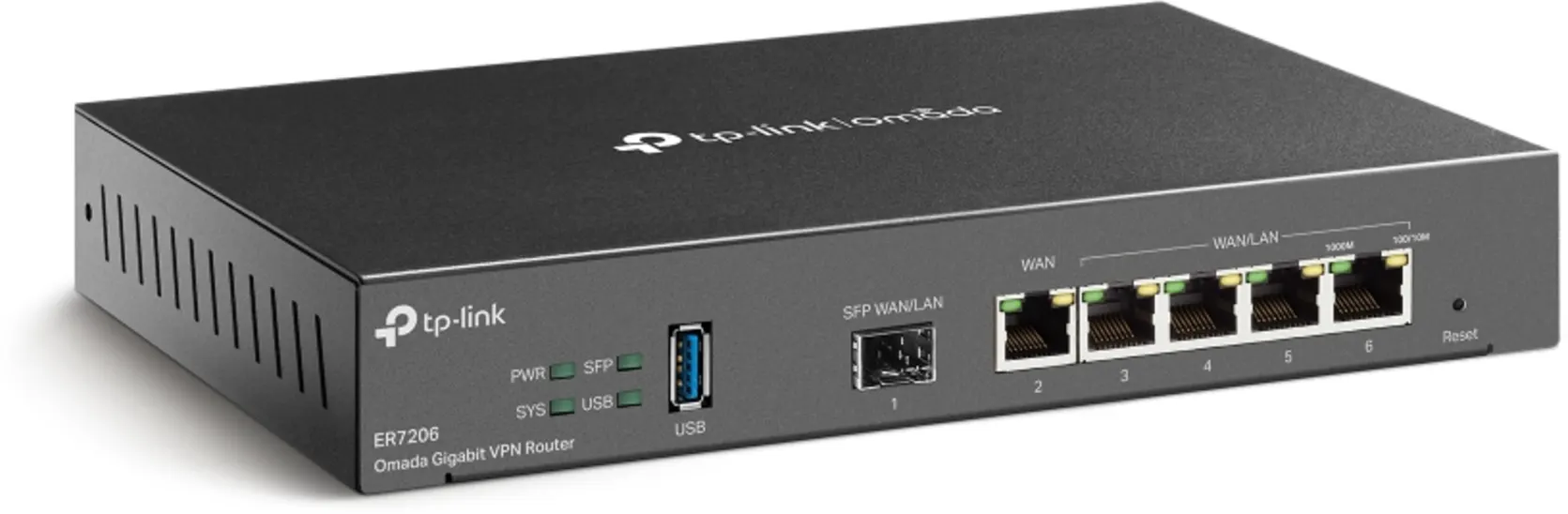 Imagen 1 de Router TP-Link TL-ER7206 SafeStream V1, 1-SFP-WAN/LAN 5-1000 WAN/LAN USB-WAN