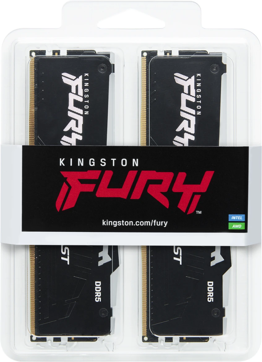 Imagen 4 de Memoria RAM 64GB (2*32GB) DDR5 6000MHz DIMM CL30 Non-ECC 1.4v 288p - FURY Beast
