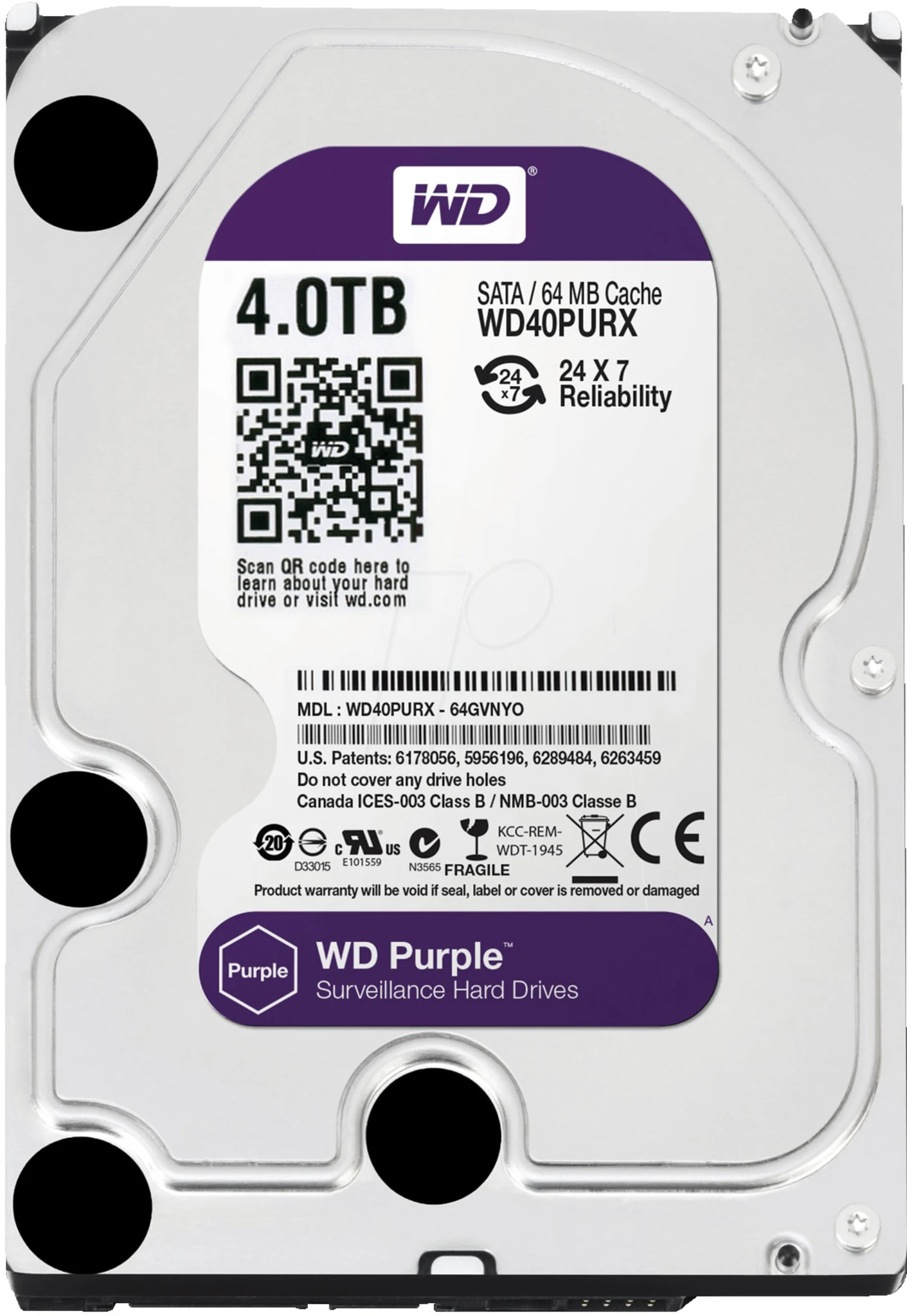 tecnomas.cl | [WD40PURX] Disco Duro Western Digital Purple